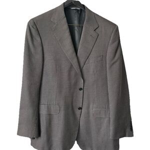 Men's Canali Sport Coat Silk/WoolGray Made in Italy Size 54 US 44R